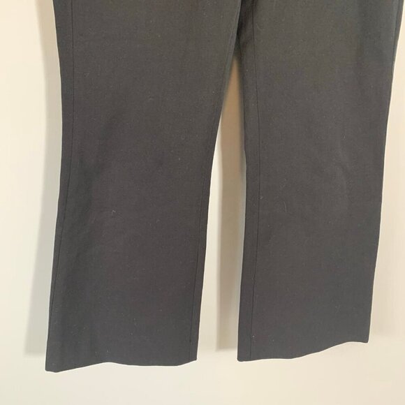 J. Crew black Kelsey flare pant cotton stretch crop length casual career pants - Picture 4 of 11